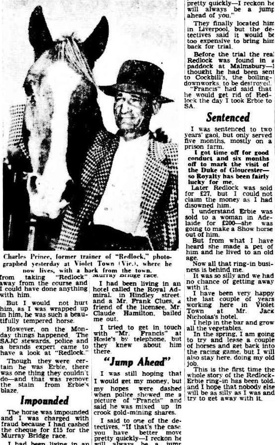 prince charlies 1954