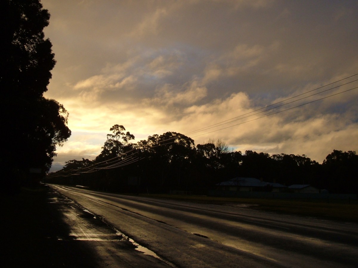 Just before 5pm, Central Victoria, Australia