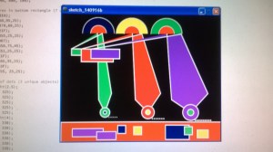 This was my first assignment: Post Haste. I had an accident placing the last polygon point, but liked the resulting shape. Some parcels and wheels - bingo!
